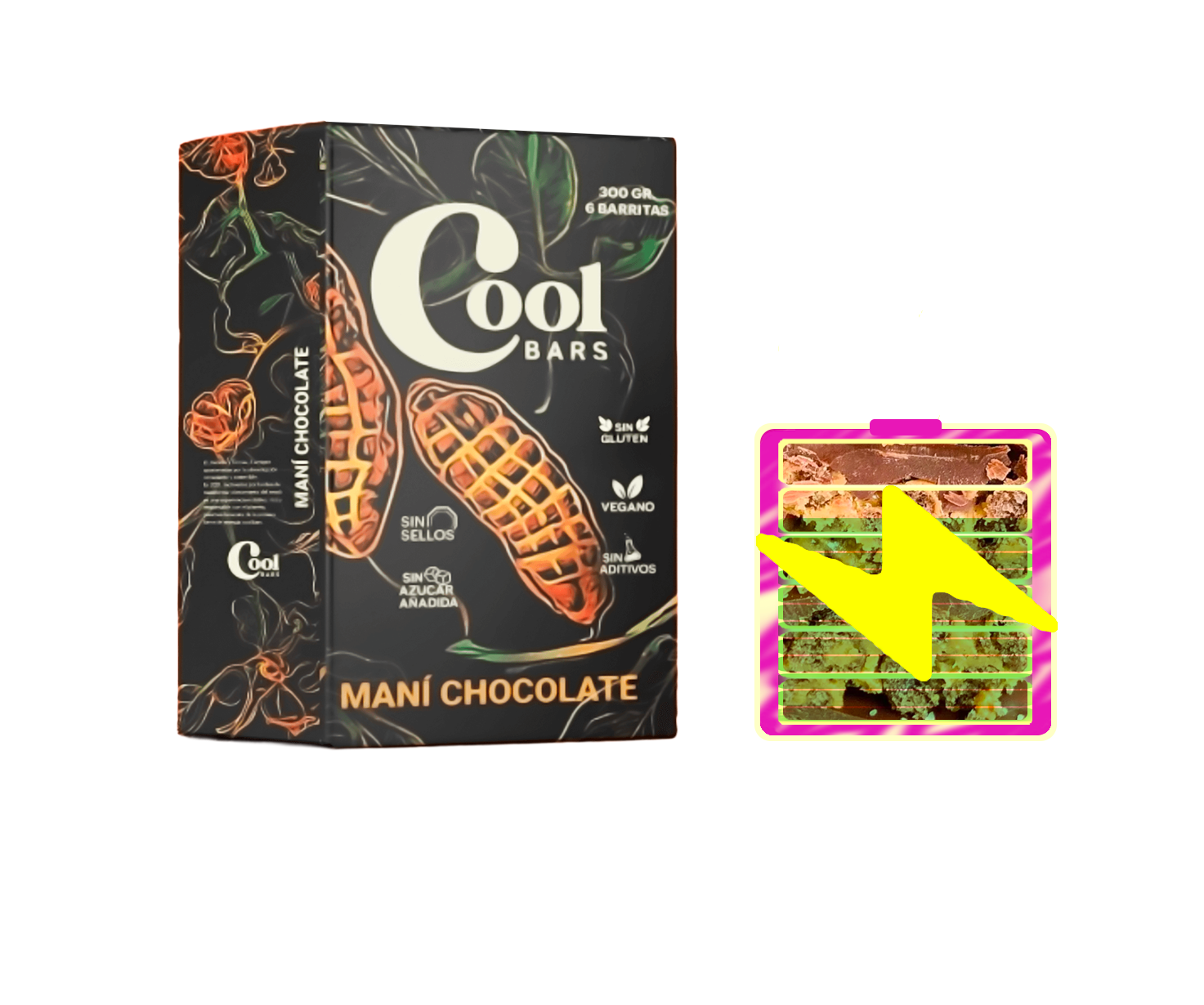 MANÍ CHOCO 6BOX COOLB